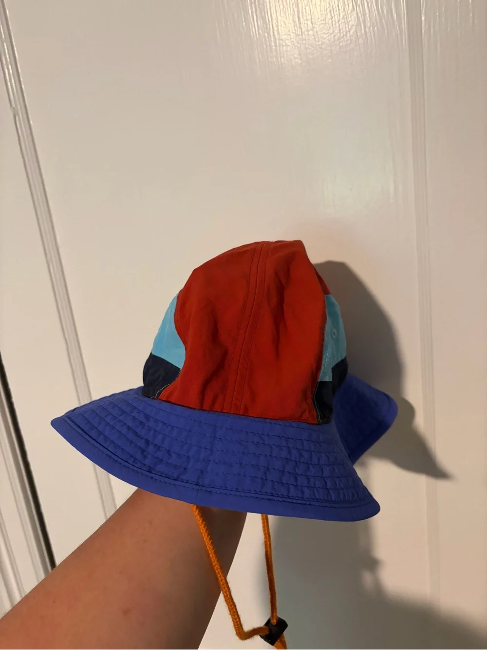 cotopaxi Kids Colorblock Bucket Hat - Orange/Red/Light Blue/Blue